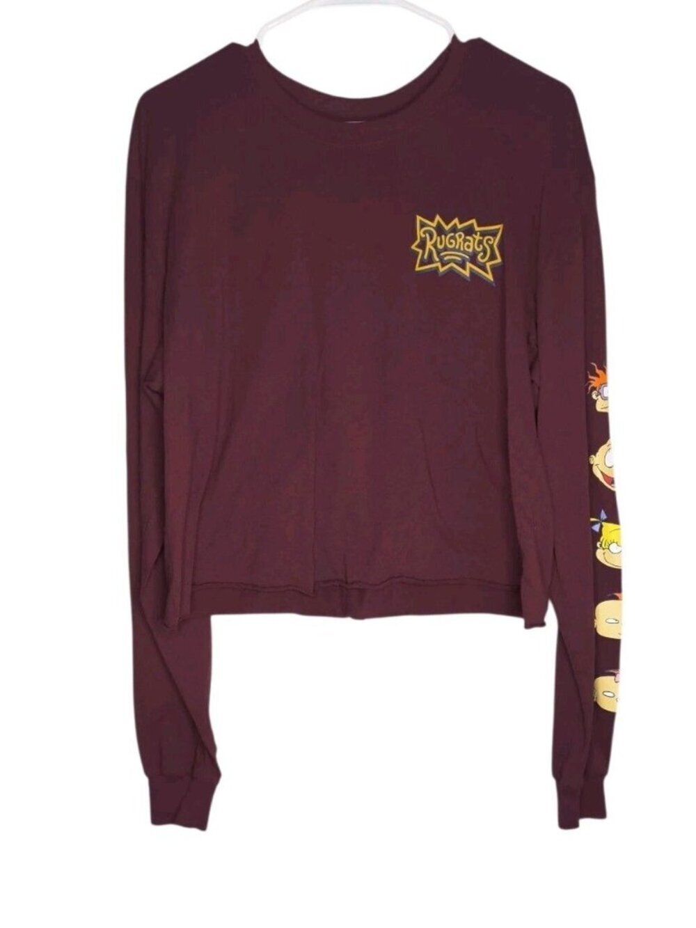 RUGRATS (2019) Official Nickelodeon Women's Long Sleeve Crop Top T-Shirt XL